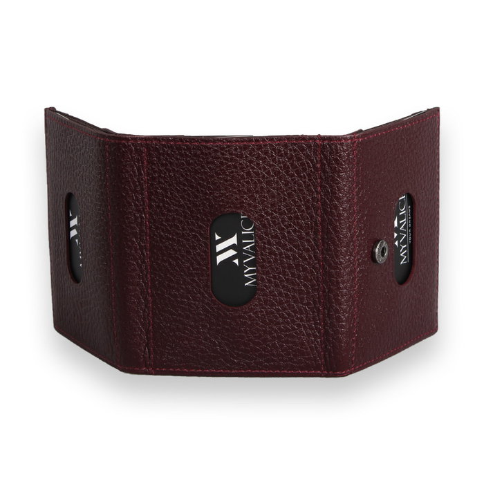 Zoozie Bags Cartera de Piel en Rojo Claret Zoozie Bags Cartera de Piel en Rojo Claret